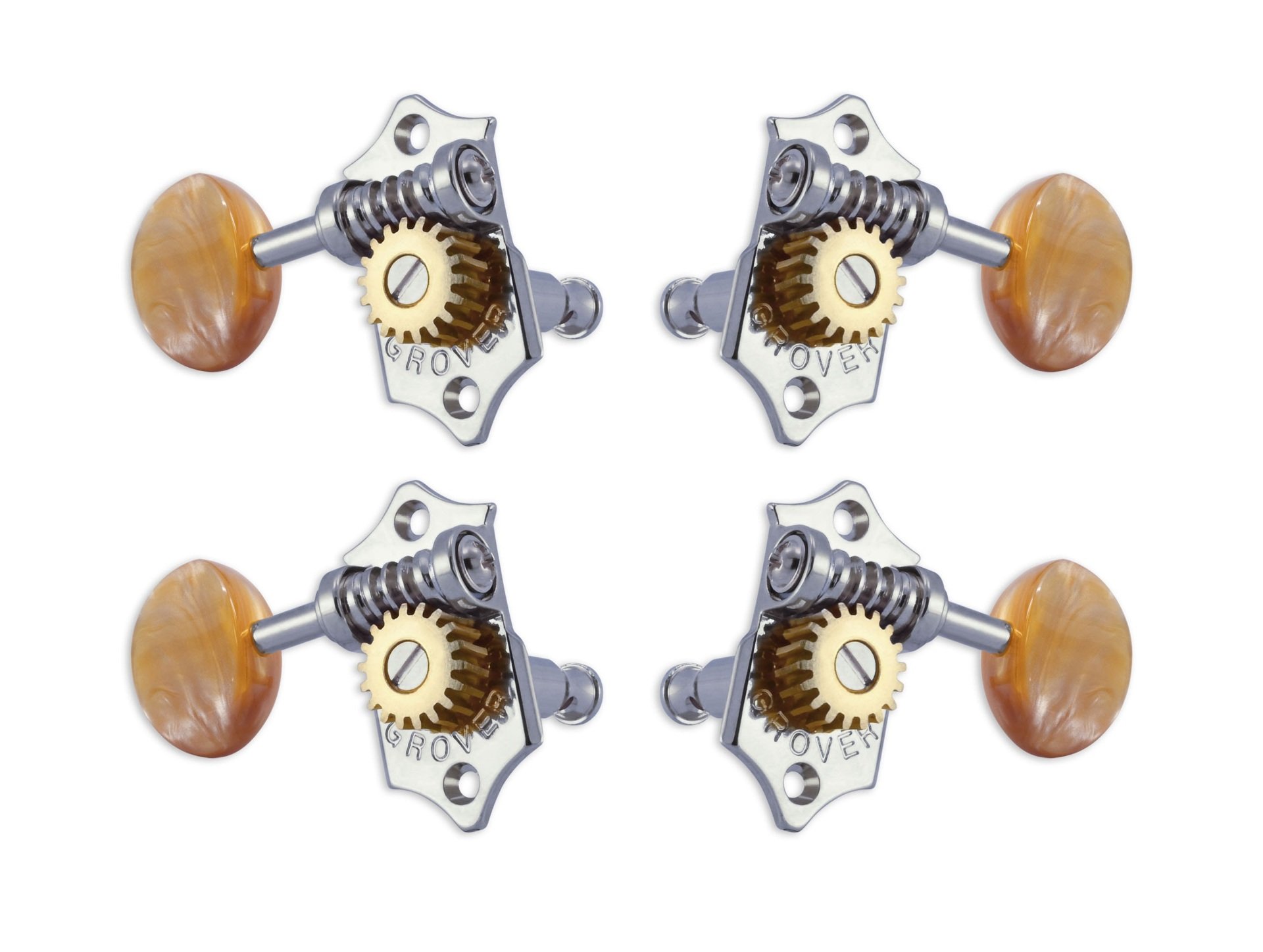 U98-18CA Sta-Tite Geared Ukulele  Pegs 4 pcs. Chrome