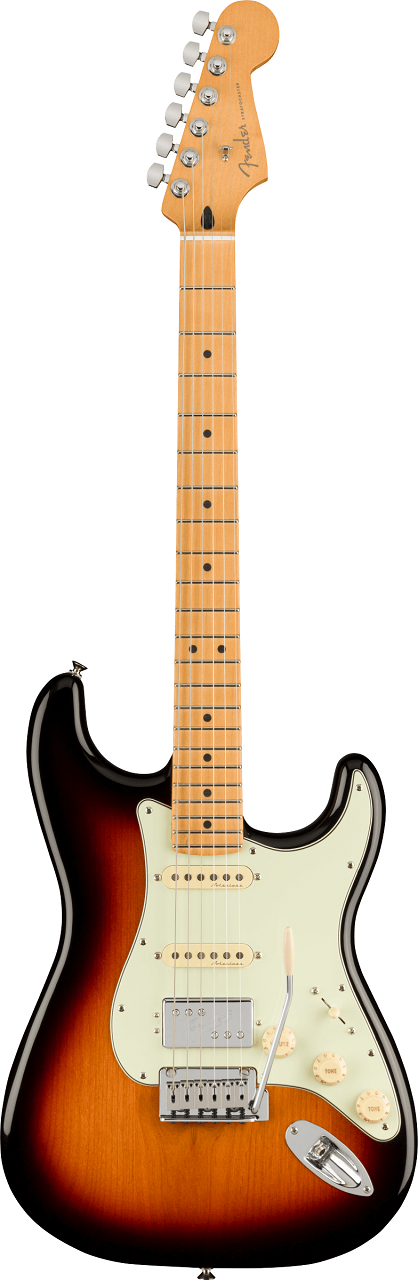 Player Plus Stratocaster® HSS, Maple Fingerboard, 3-Color Sunburst