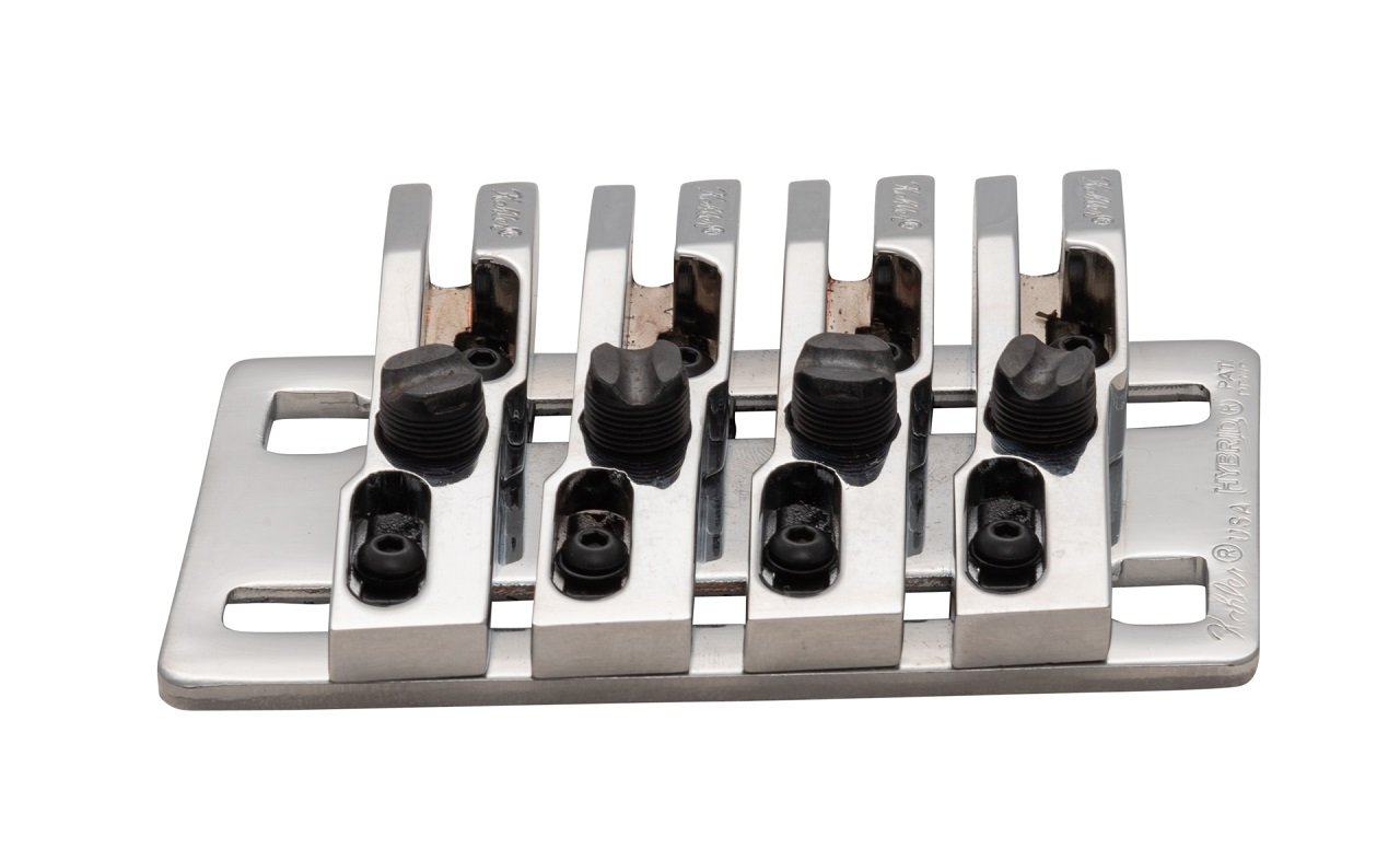 2440-W4 - 4-String Bass Fixed Bridge - Chrome