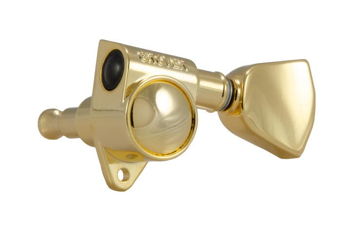 102GK Original Rotomatics with Crown Button - Guitar Machine Heads, 3 + 3 - Gold