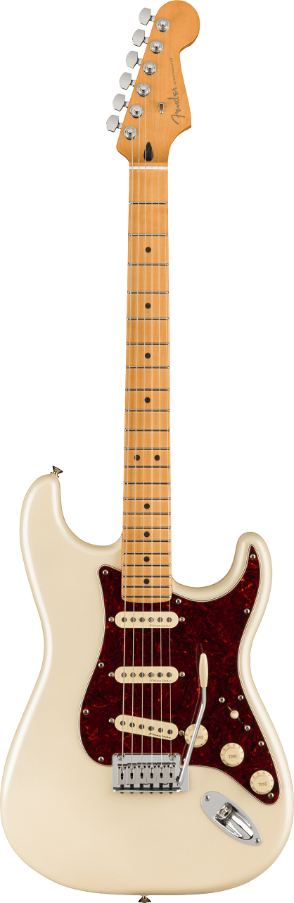 Player Plus Stratocaster®, Maple Fingerboard, Olympic Pearl