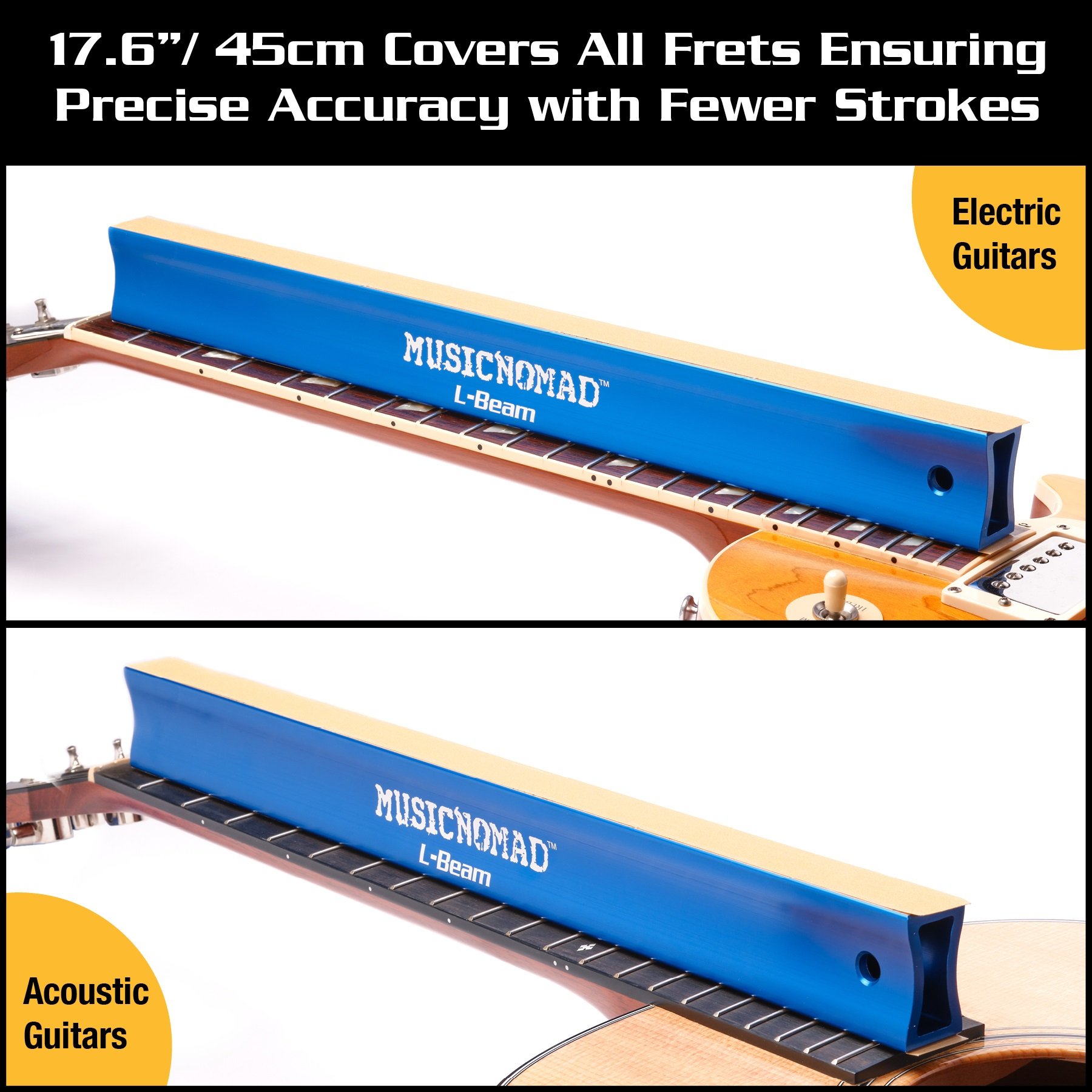 MN811 Fret Leveller 45cm LBeam
