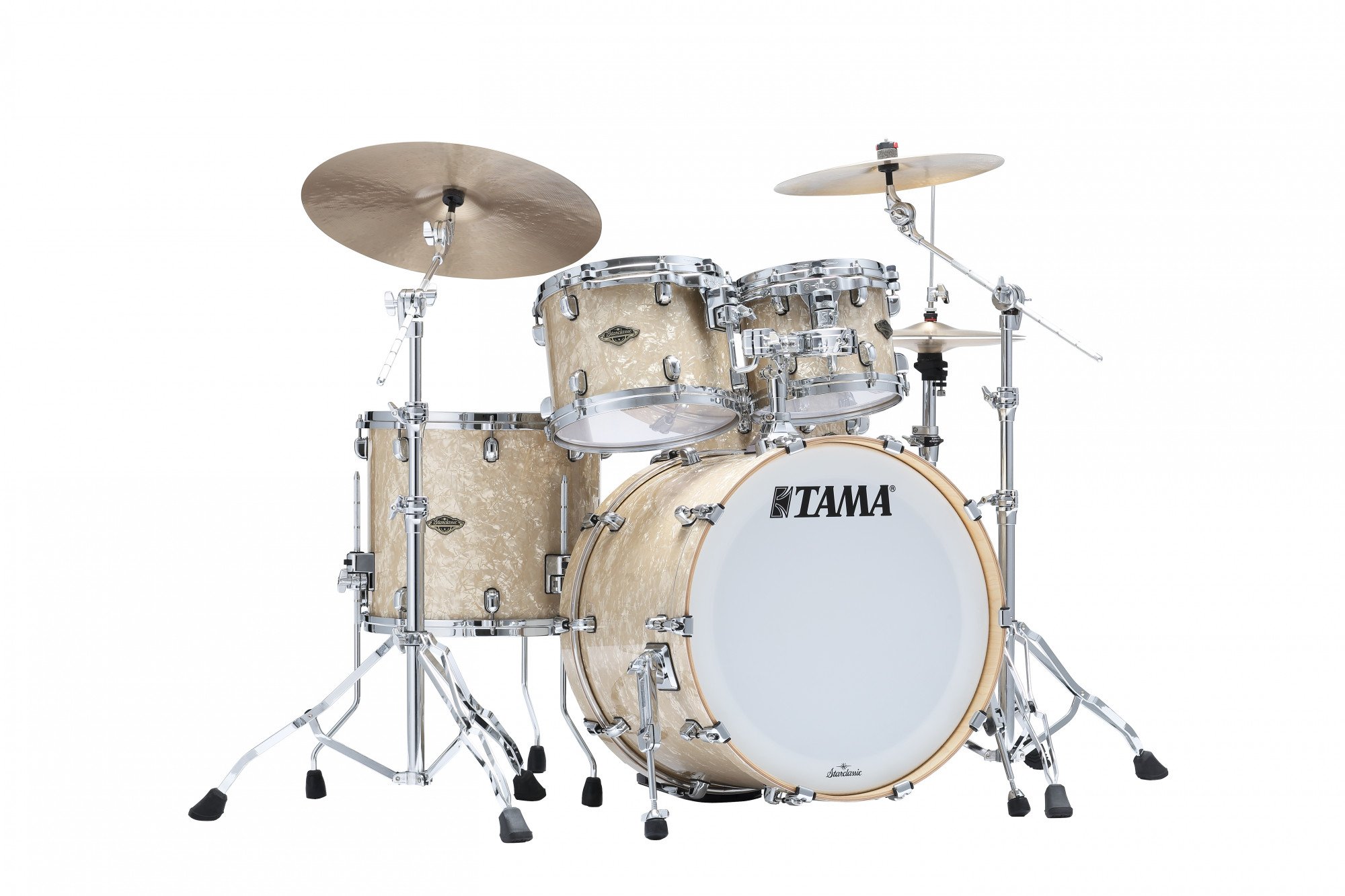 Starclassic Walnut/Birch Duracover Wrap Shell Kit 4 teilig - Vintage Marine Pearl