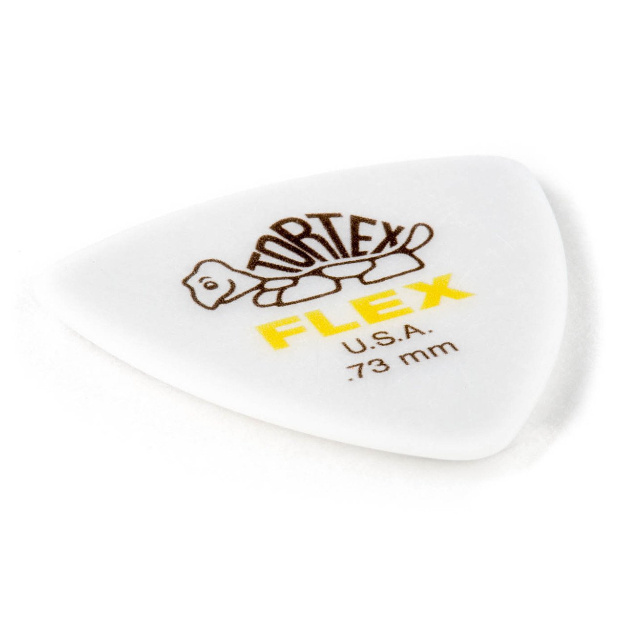 Tortex Flex Triangle Picks, Player's Pack, 6 pcs., white, 0.73 mm