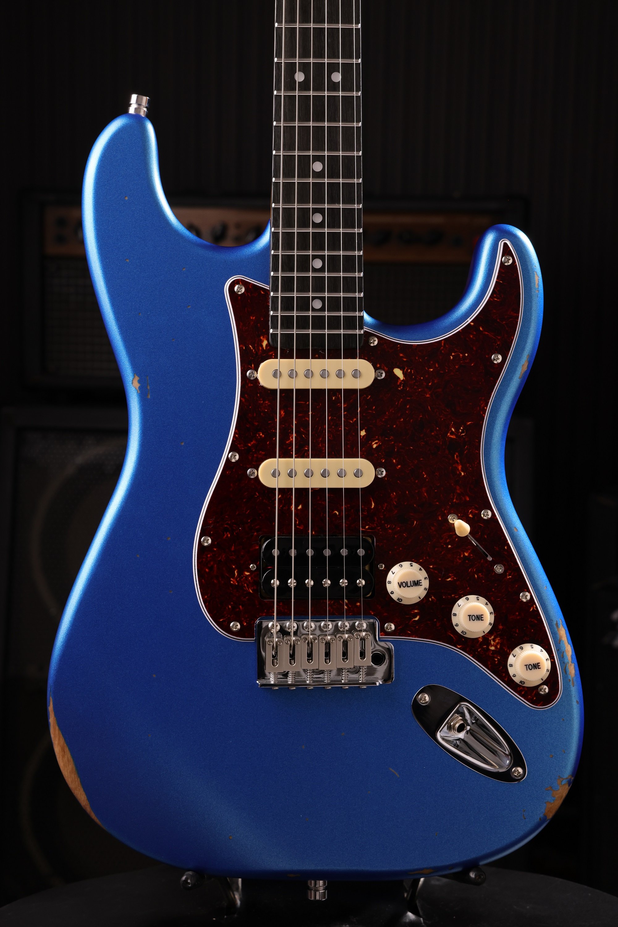 PS-7 LPB R Lake Placid Blue Relic E-Gitarre