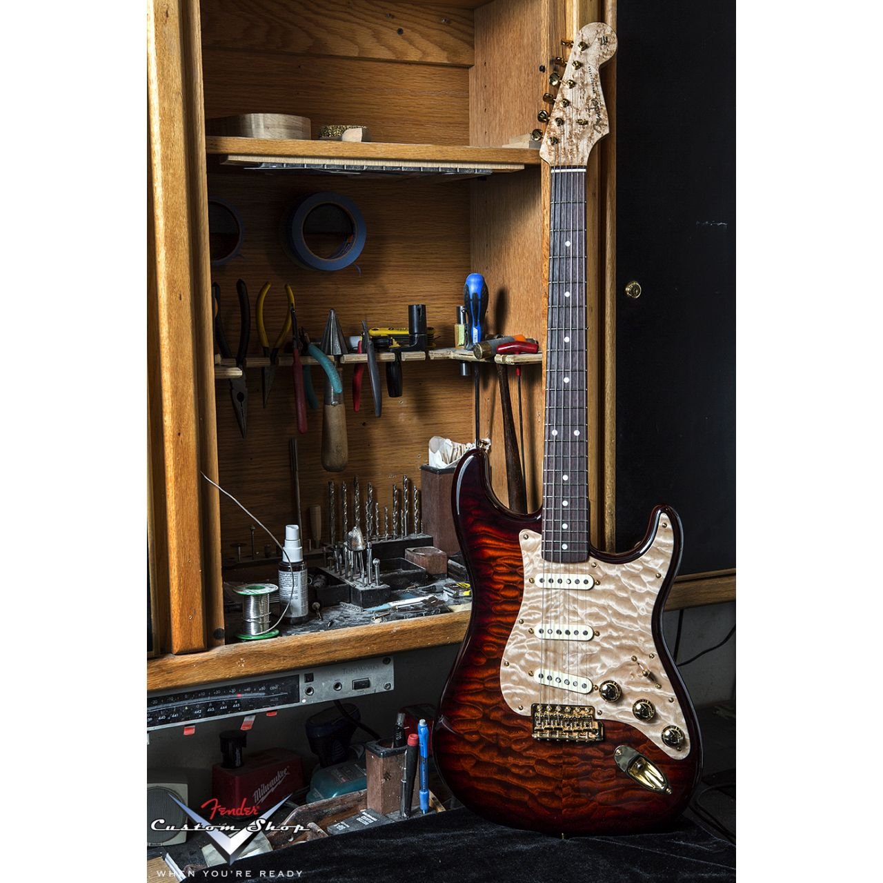 FQR13-31 CUSTOM QMT STRAT®NOS RW MBDW(Sienna) 