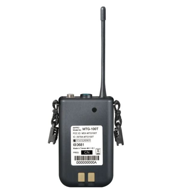 MTG-100T Digitaler Taschensender mit Akku (863-865 MHz)