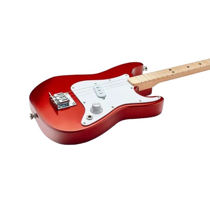 X Fender Stratocaster Red 3-String E-Gitarre