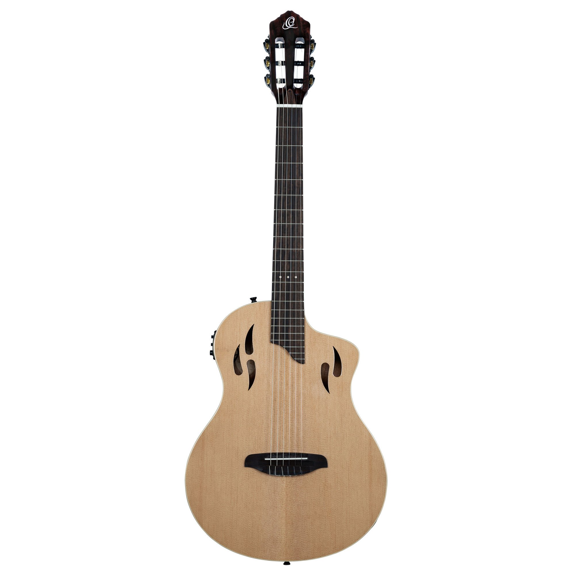 TourPlayer DeLuxe Nylon String Gitarre 6 String - Fichte Natur + Bag