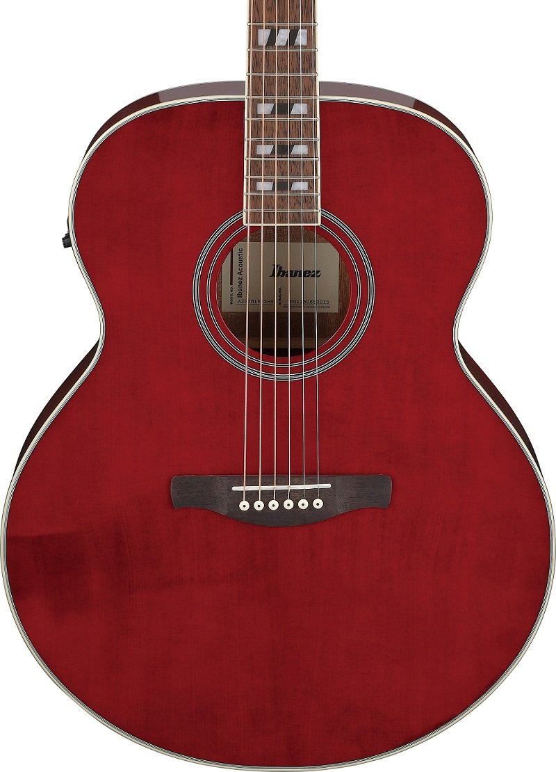 AJ70M1E-WR Wine Red Artwood Jumbo Westerngitarre