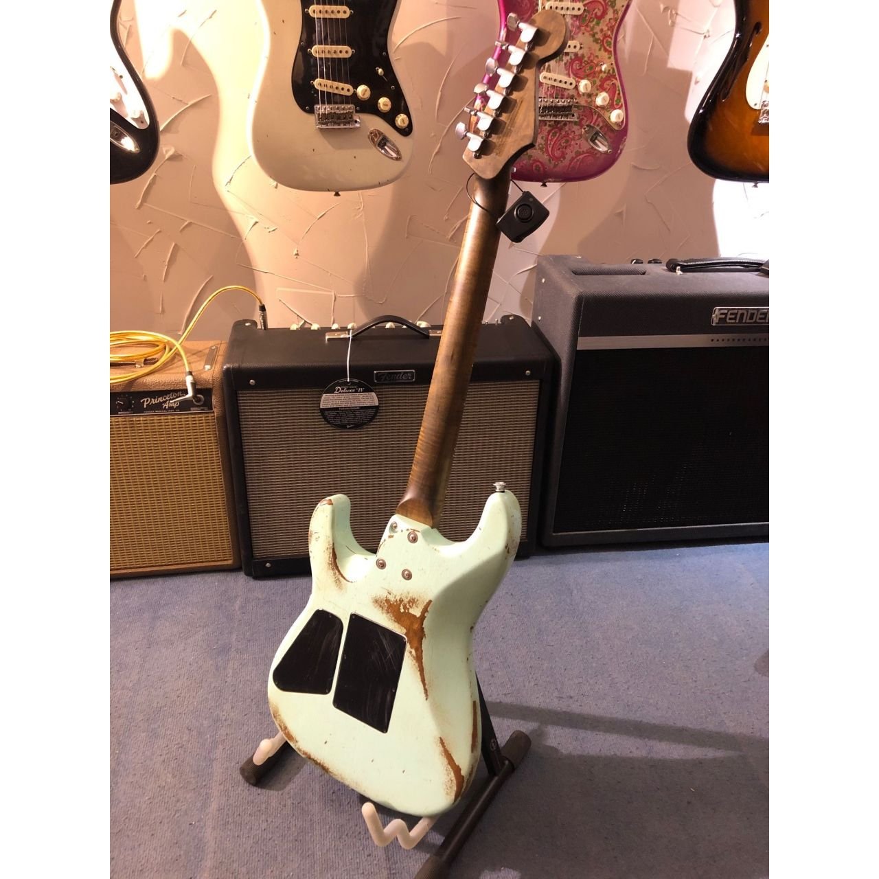 San Dimas HSH, Roasted Basswood, Surf Green Limited Edition - E-Gitarre
