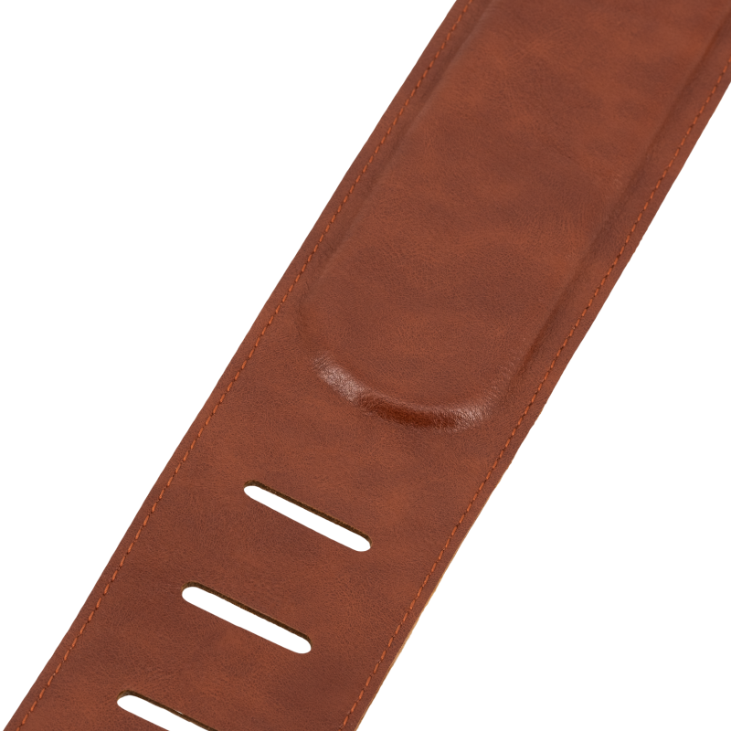 Guitar Leather Strap Brown