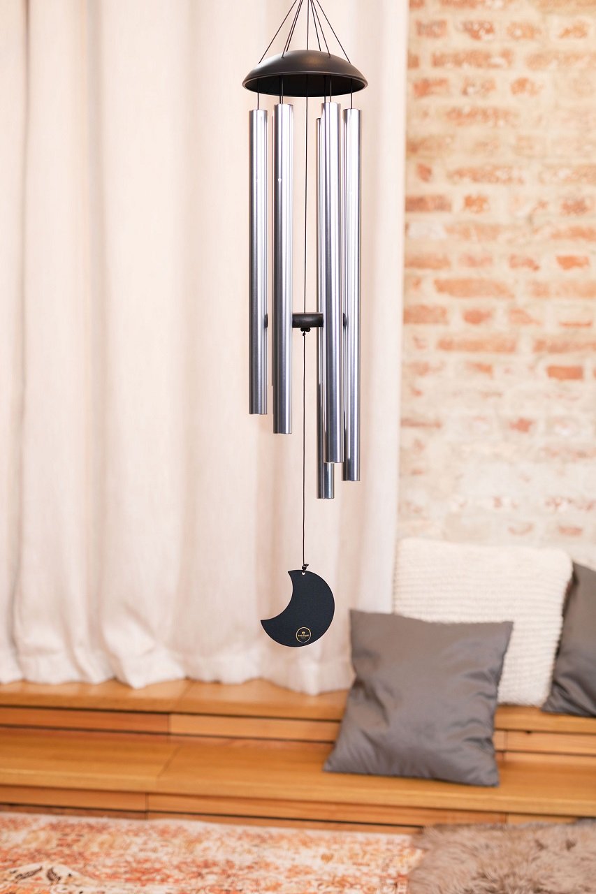 Moon Meditation Chime 44" / 110 cm, Silber