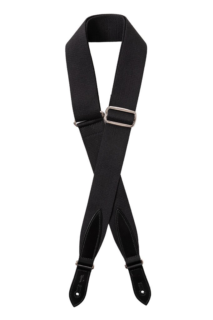 Gitarrengurt Baumwolle Black