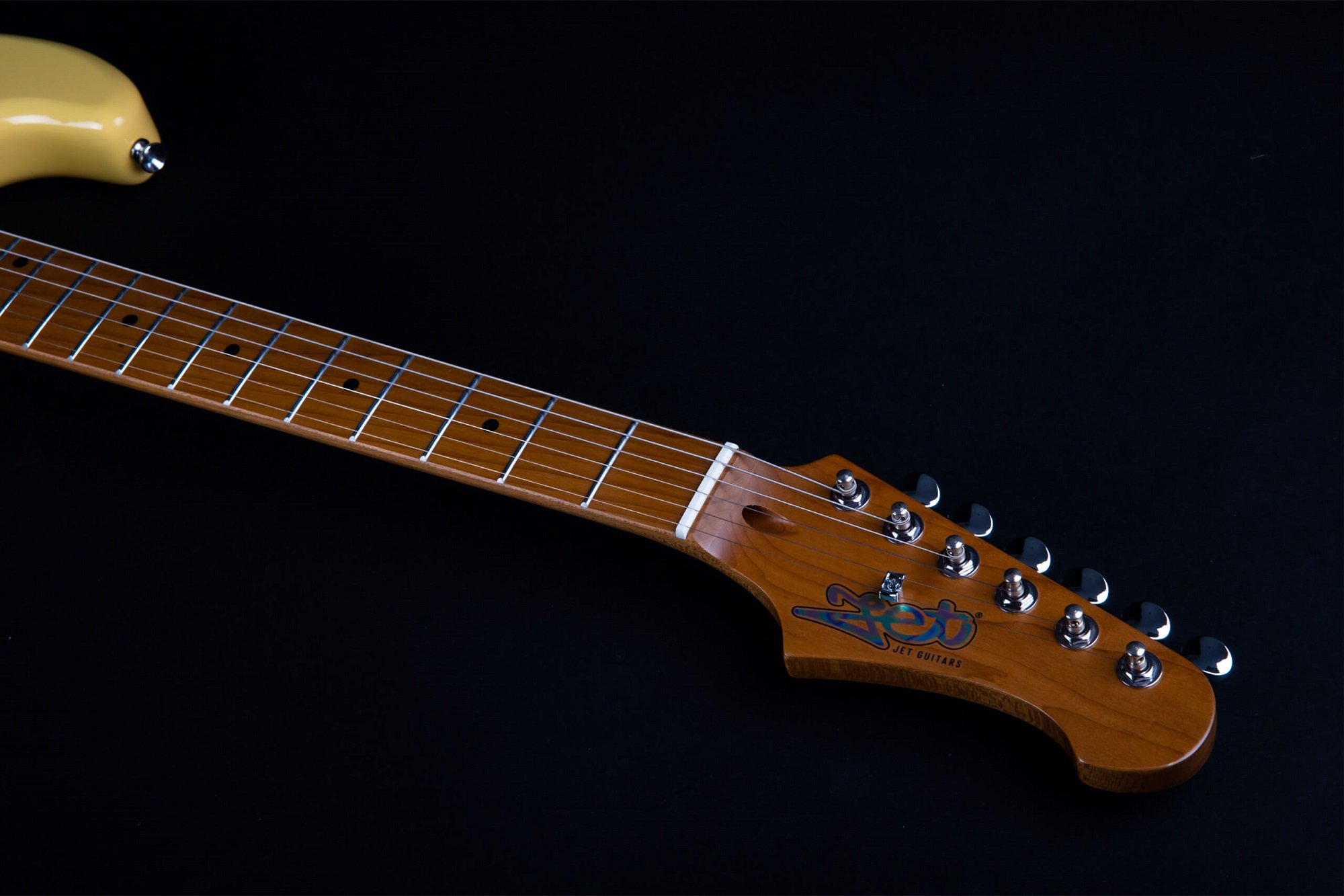 JS-400 Vintage Yellow E-Gitarre