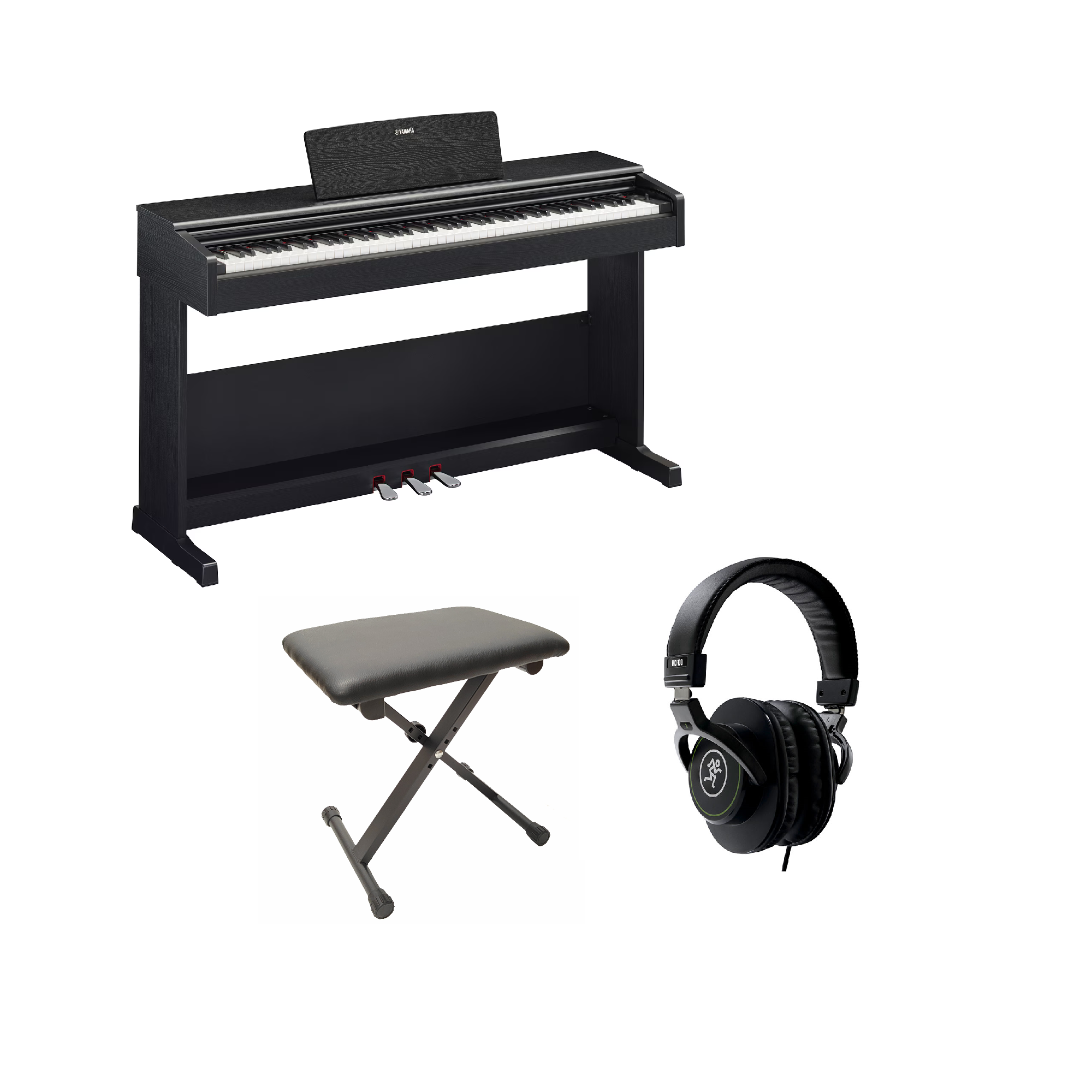 YDP-105 Digitalpiano Black Bundle