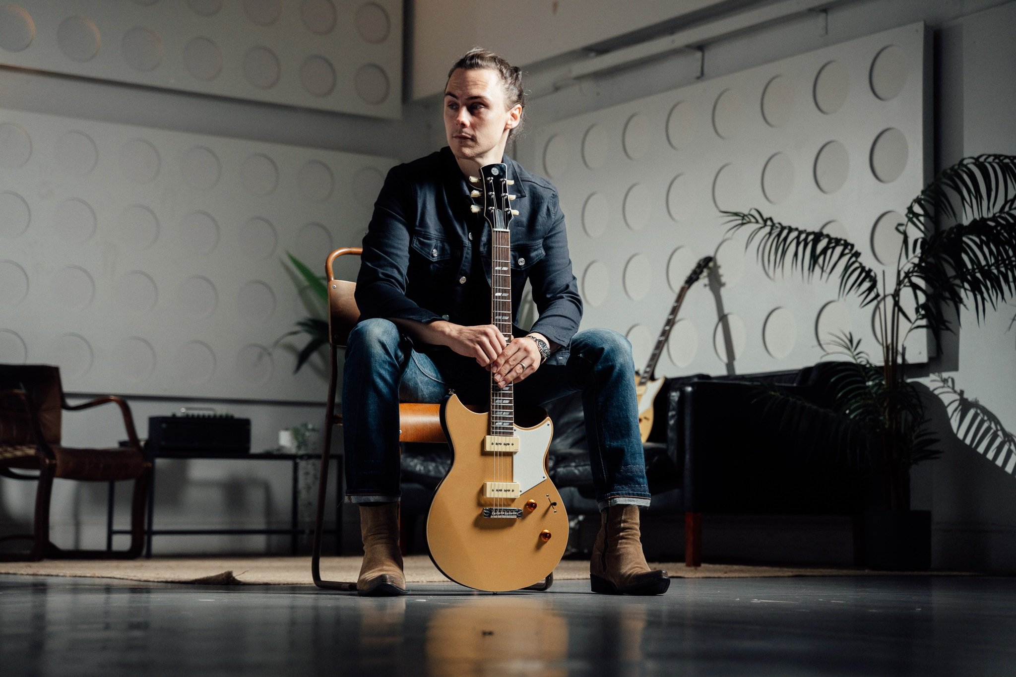 Chris Buck RS02CB Honey Gold E-Gitarre