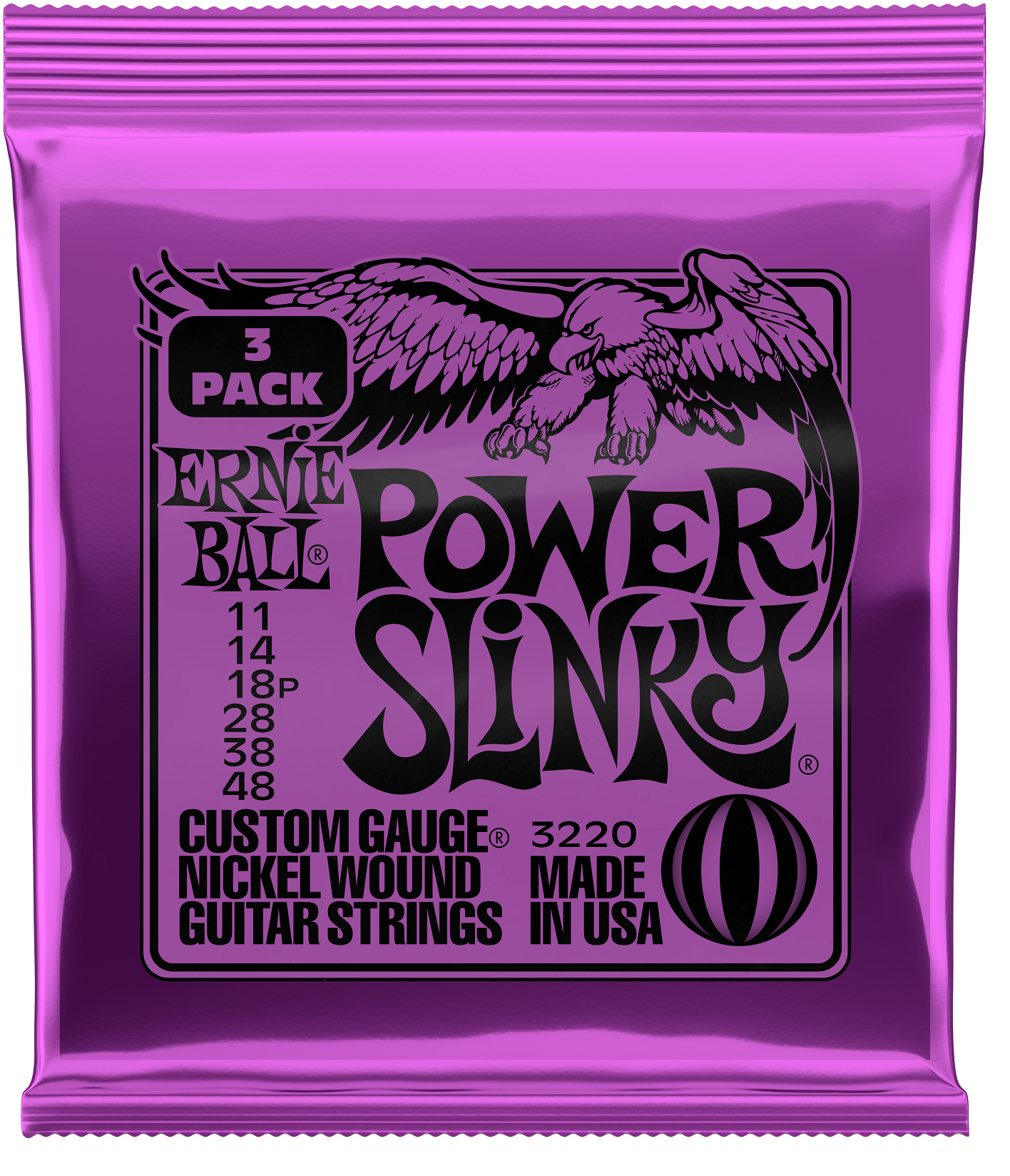 EB3220 Power Slinky 11-48 3er Pack