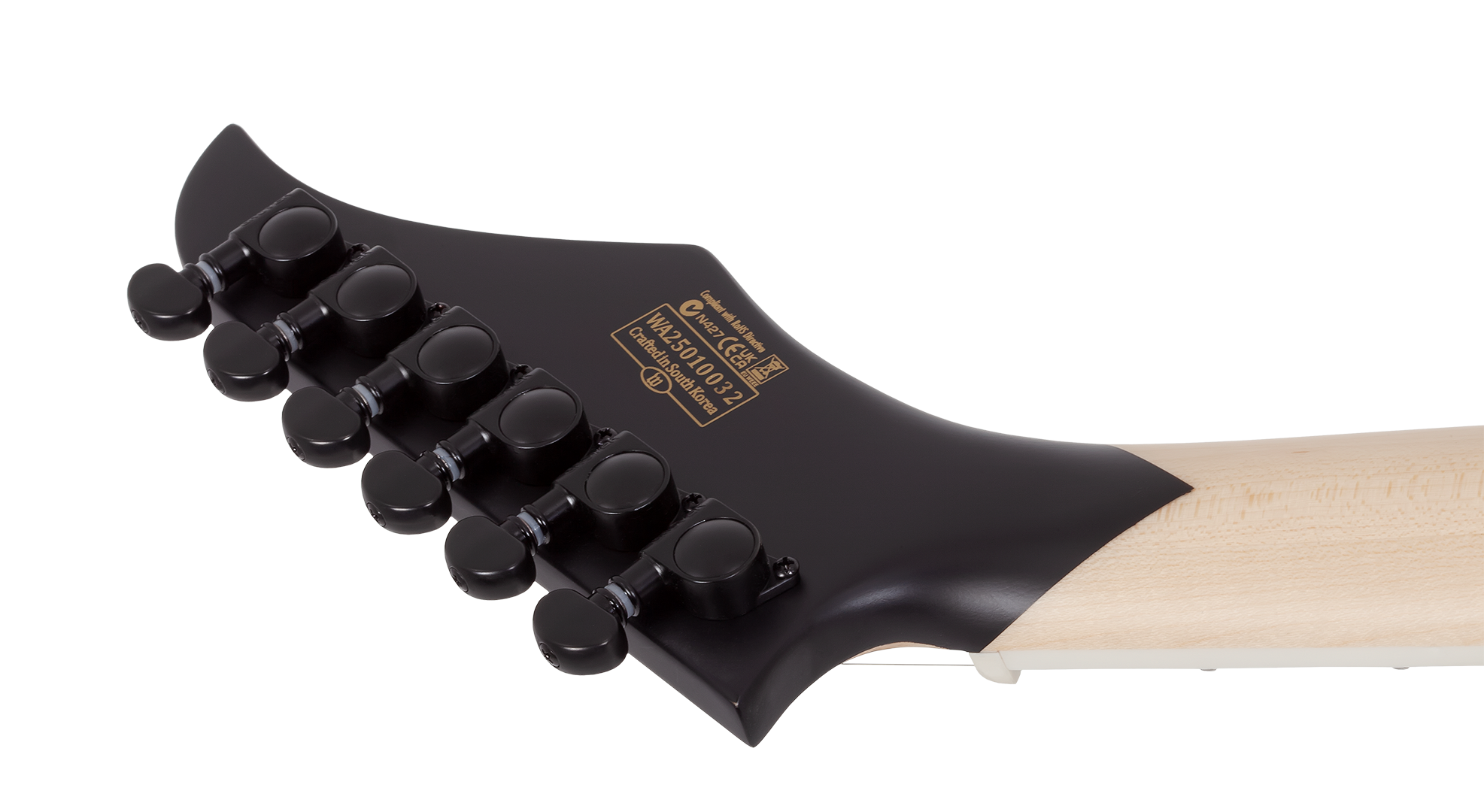 Wrathmaker Spalted Maple Black Burst