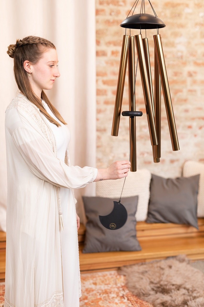 Moon Meditation Chime 44" / 110 cm, Bronze