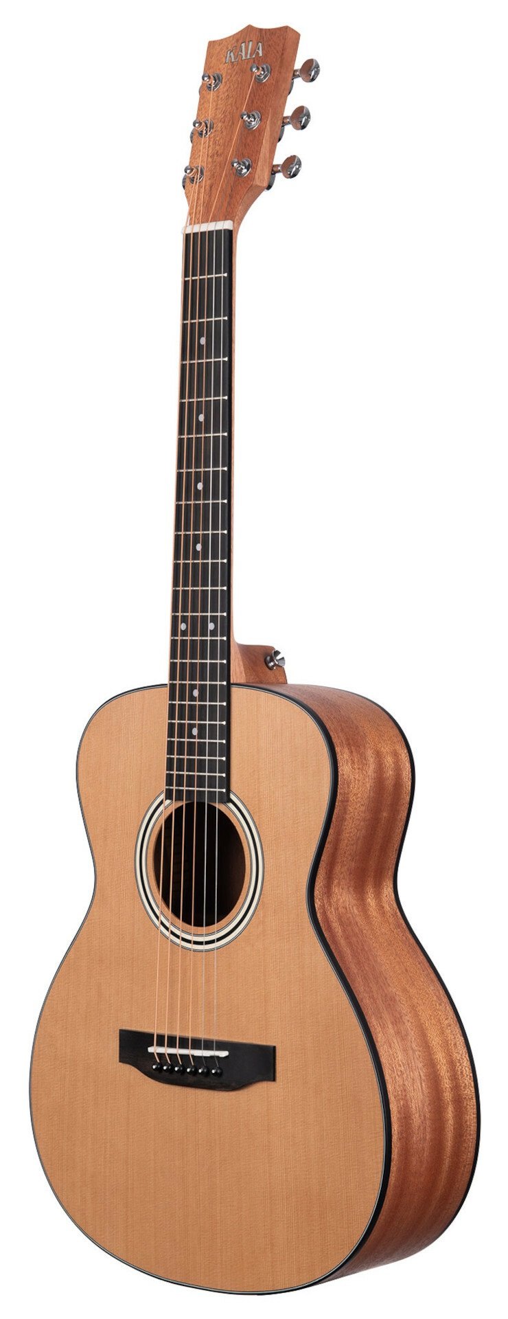KALA KA-GTR-OM-CMH - Solid Cedar Top Mahogany Orchestra Mini Guitar
