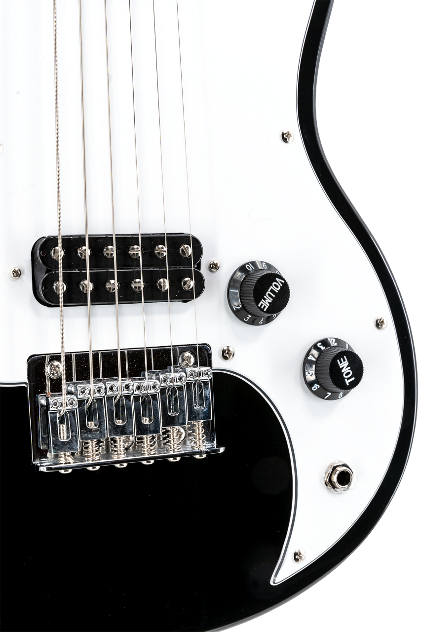 VXSDC1 E-Gitarre Mini Schwarz - inkl. Gigbag