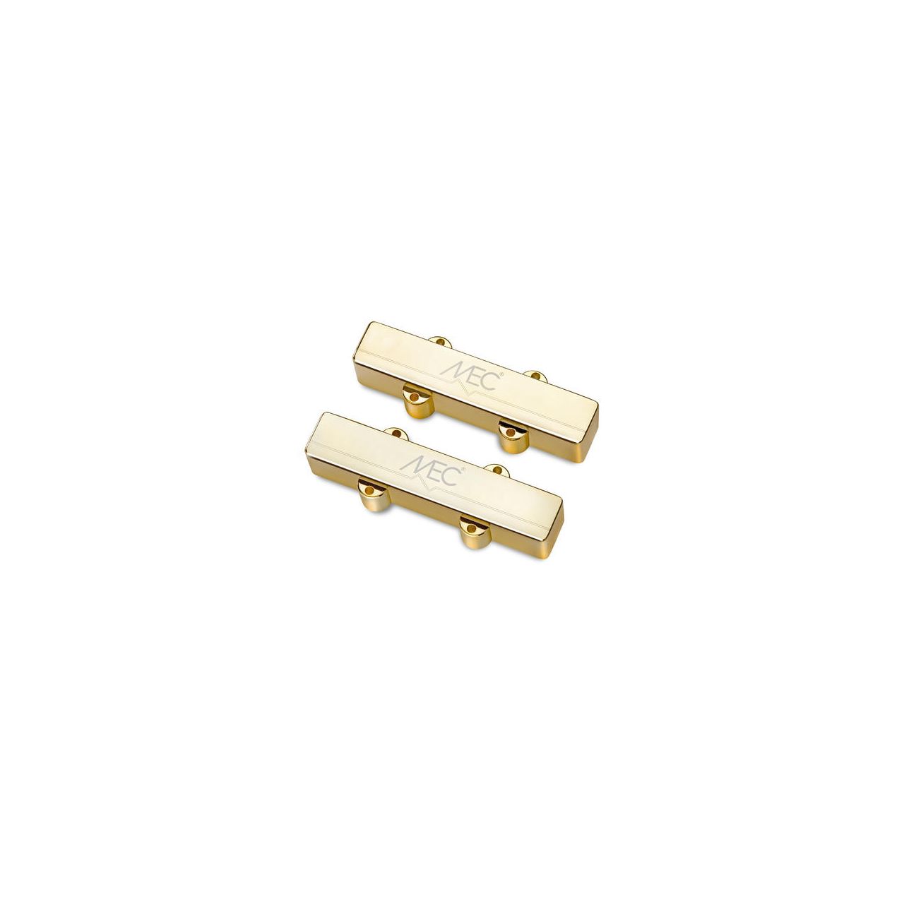 Active Metal Cover J-Bass Pickup Set, 4-String - Gold
