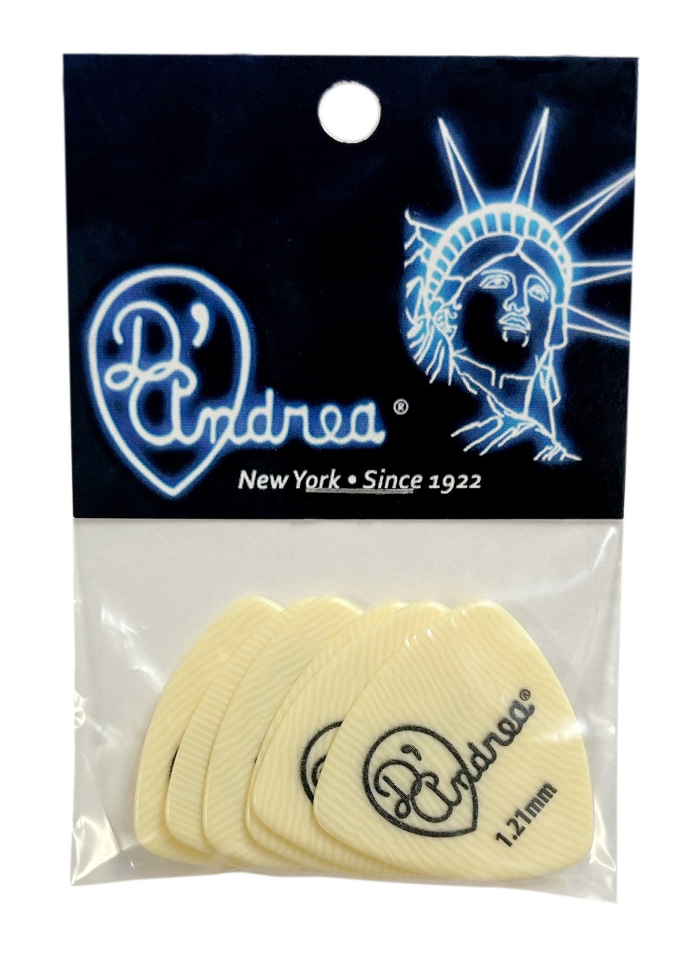 Ivory Picks - 346 Shape 6 pcs Pick Pack, 1.21 mm