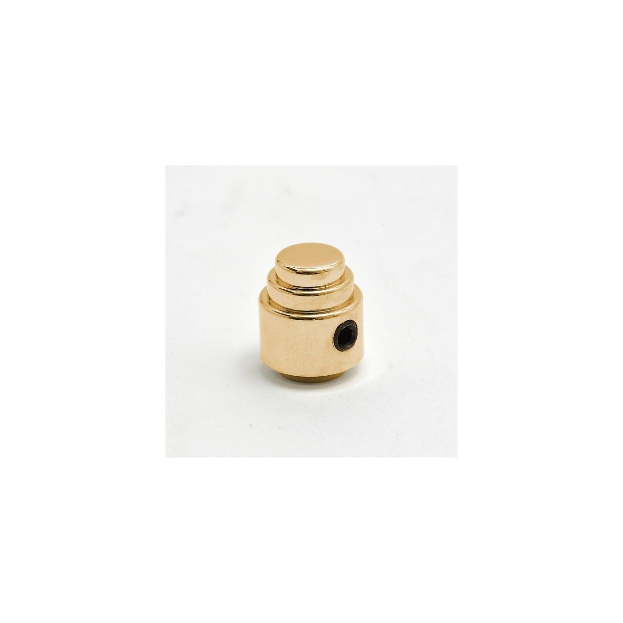 ELK3G Metall-Schalterknopf mit Madenschraube, gold