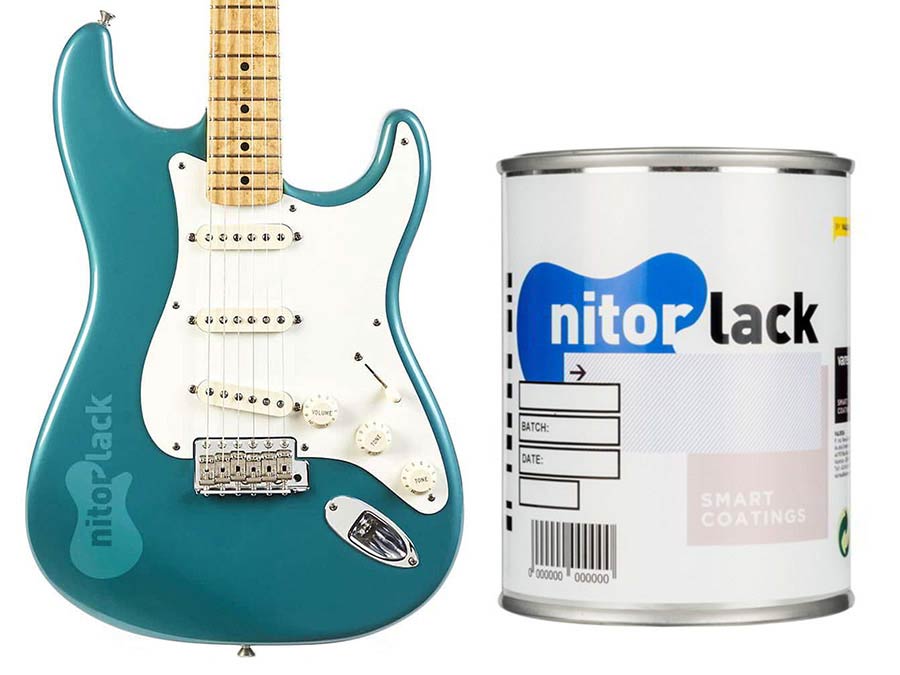 Nitrocelluloselack Ocean Turquoise - 500ml Dose
