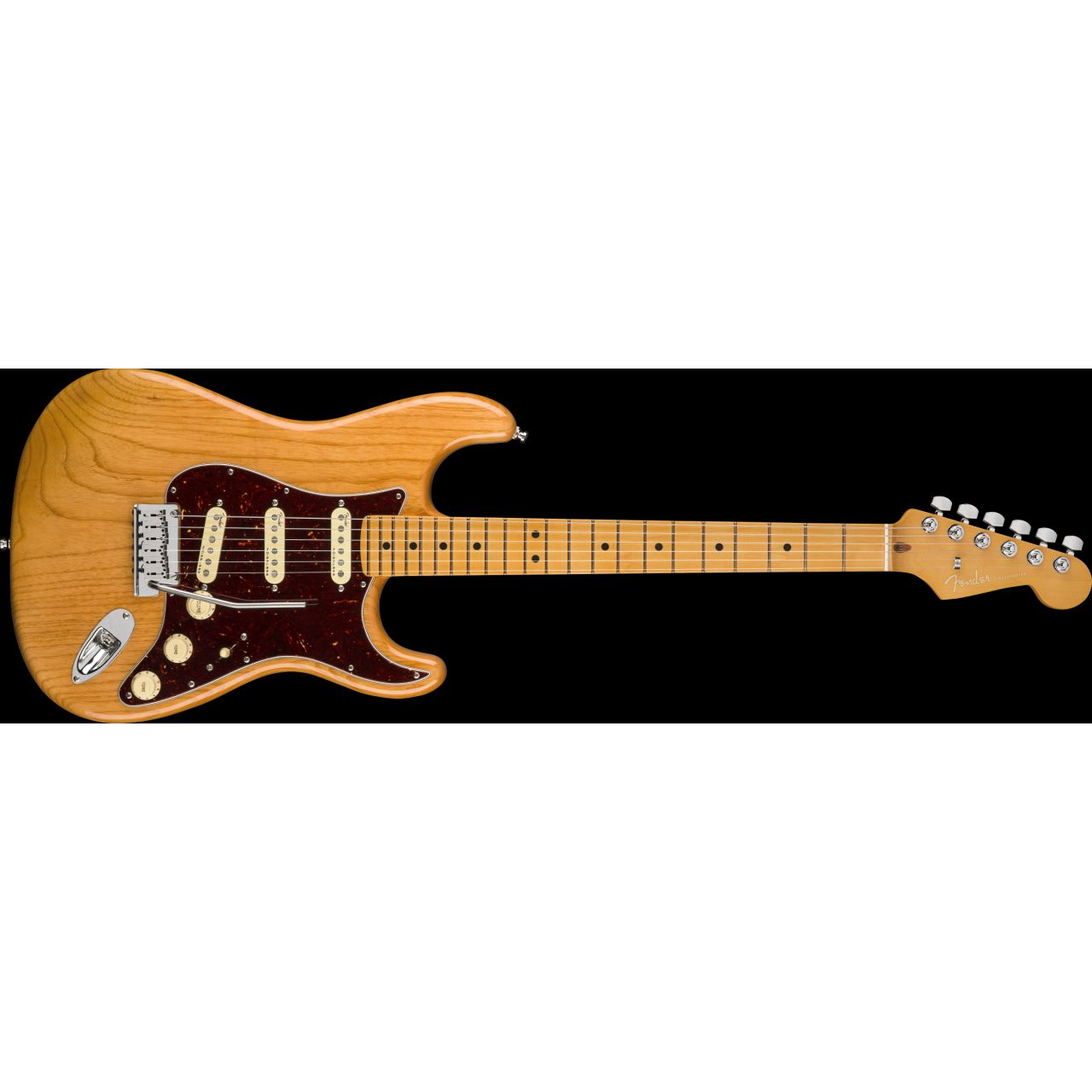 American Ultra Stratocaster®, Maple Fingerboard, Aged Natural - E-Gitarre