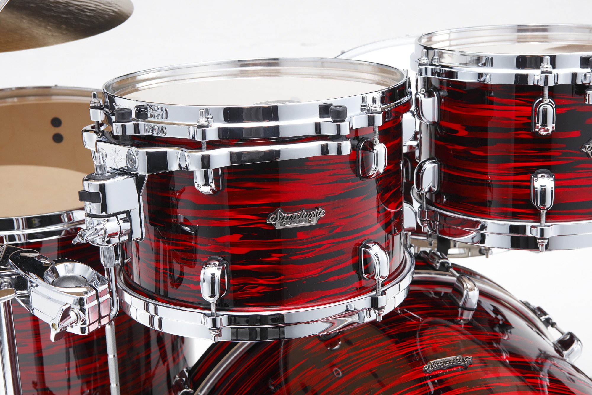 Starclassic Maple Shell Kit 4 tlg. - Red Oyster/Chrom Hardware