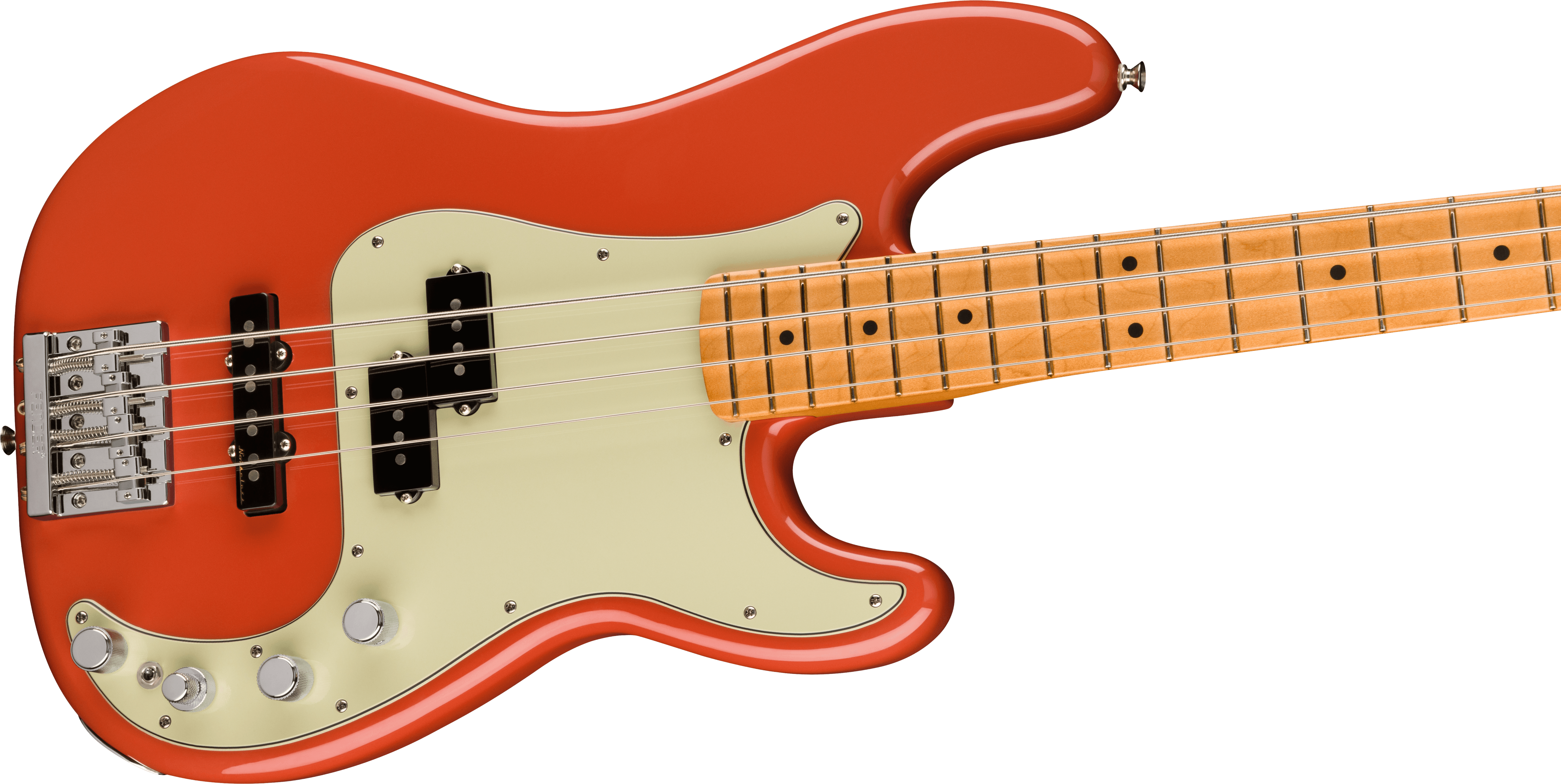 Player Plus Precision Bass®, Maple Fingerboard, Fiesta Red