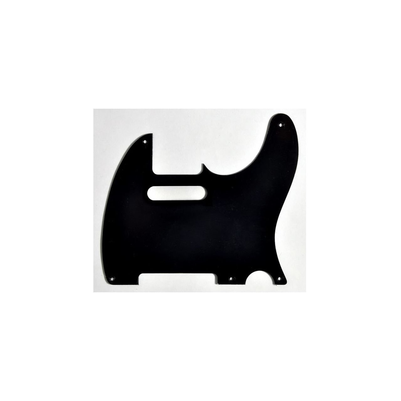 PGT1B Tele-Pickguard 5-loch - schwarz, 1-lagig