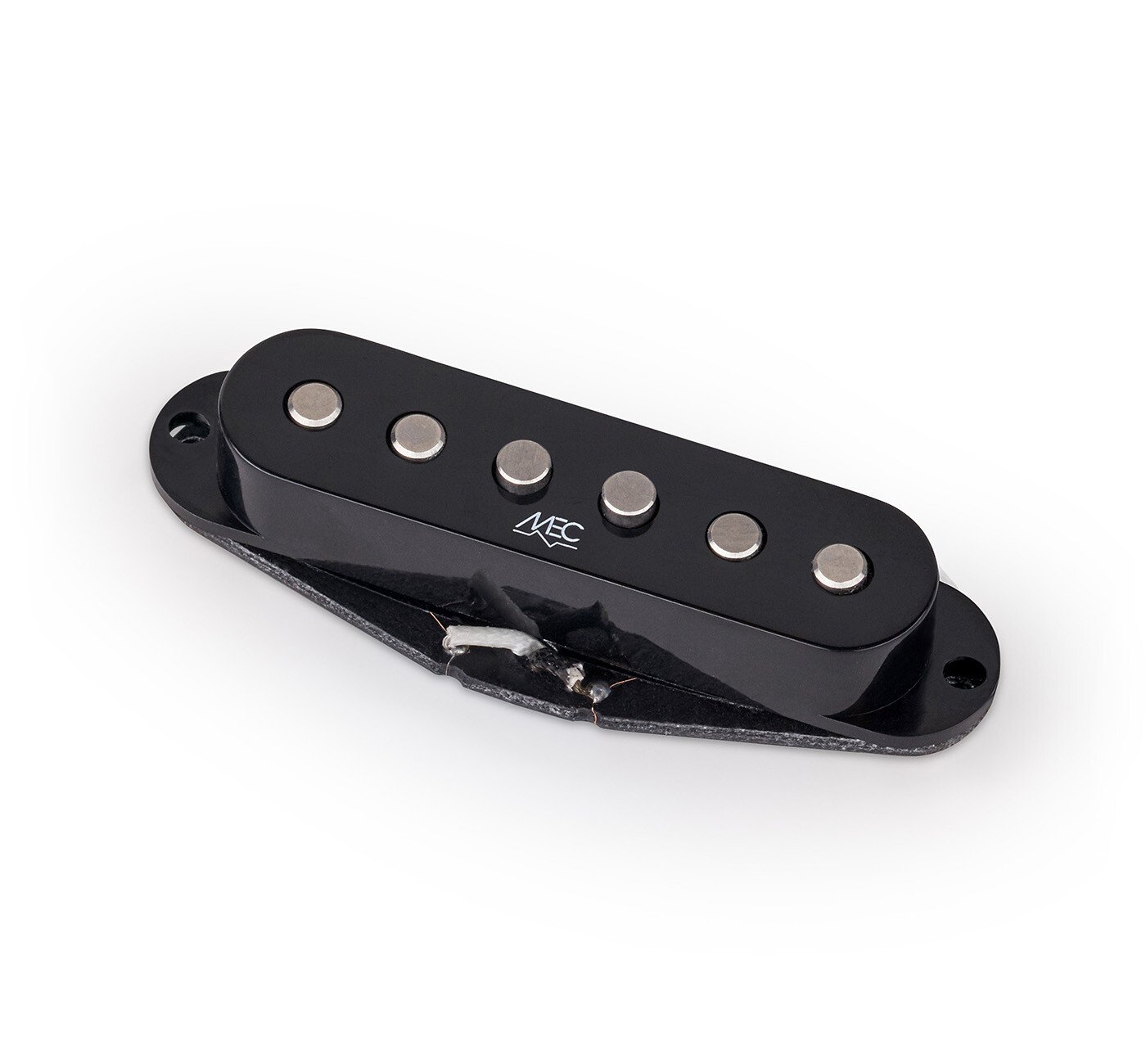 Classic Alnico V Single Coil Guitar Pickup Neck & Bridge - Black Cover