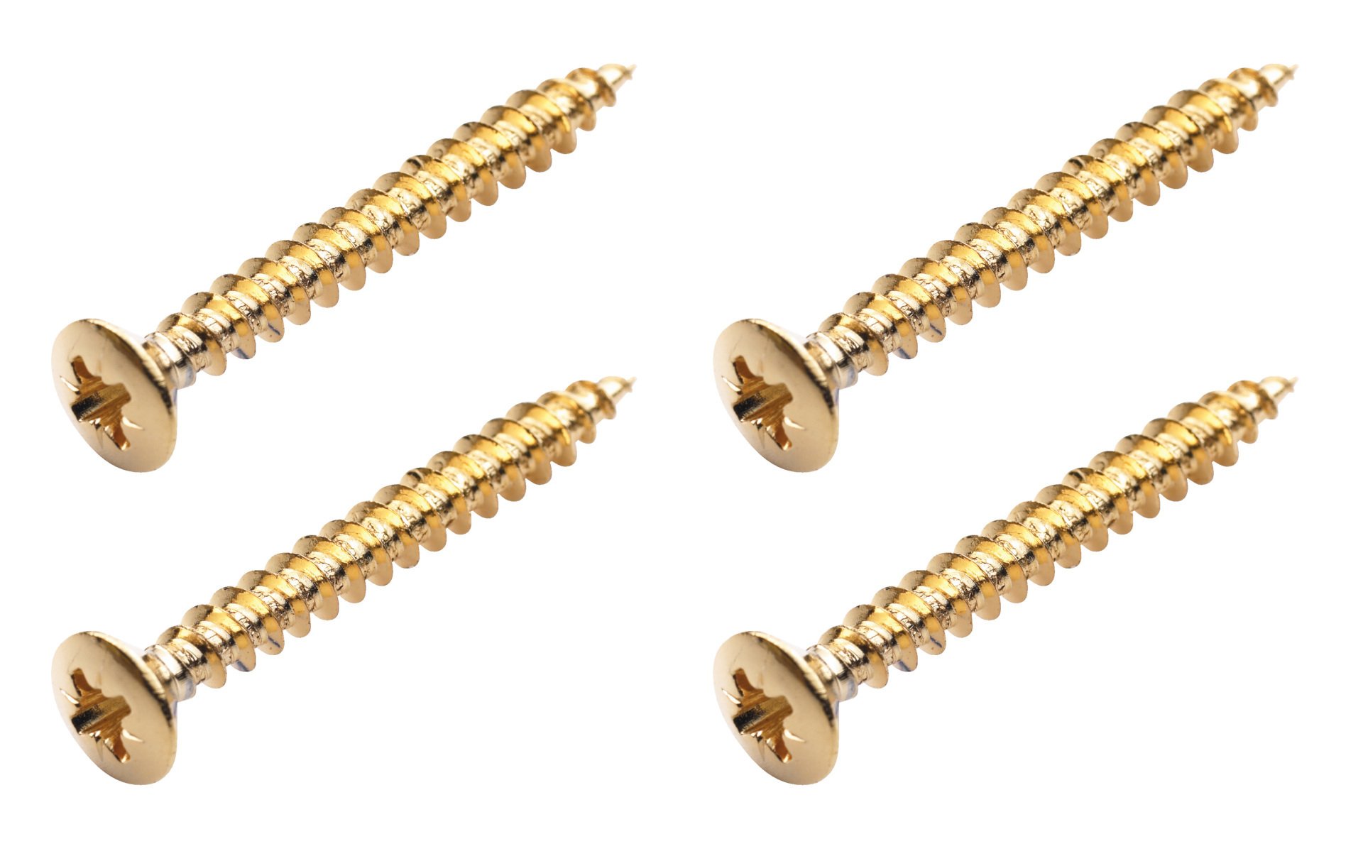 Screws for Bolt-On Necks, 40 mm, 4 pcs. - Gold