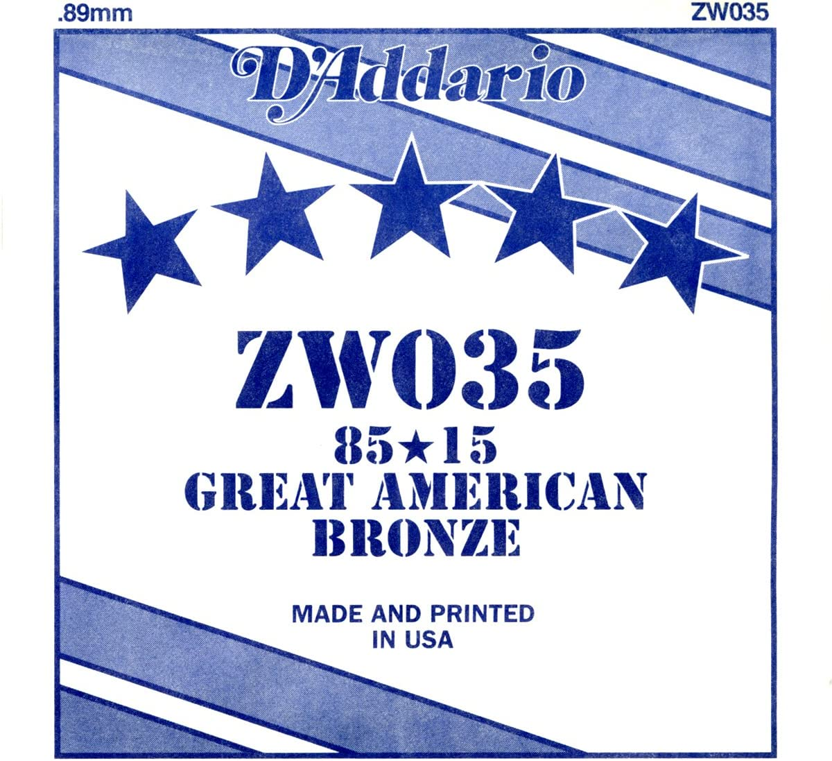 ZW035 85.15 Great American Bronze .89mm