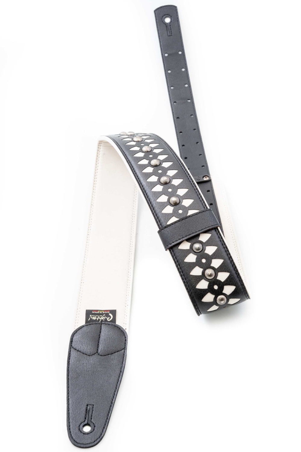 Armour White Guitar Strap