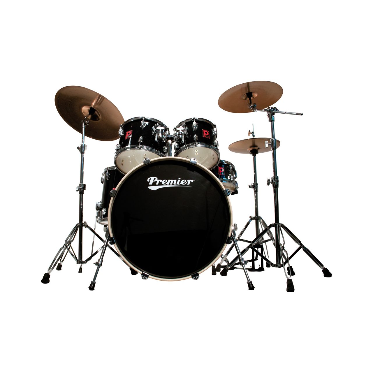 Powerforce Stage 22 Drumset in Black
