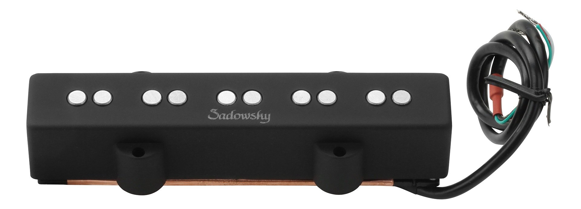 J-Style Bass Pickup, Wide, Noise-Cancelling, Stacked Coil, 5-String - Bridge