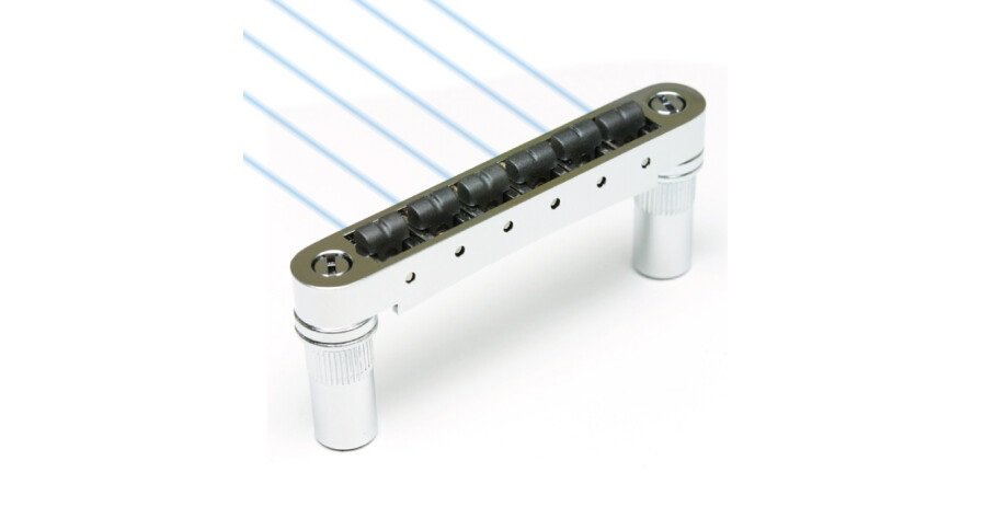 Ghost PN-8863-C0 Loaded ResoMax NV2 Tune-O-Matic Bridge 6 mm Chrome