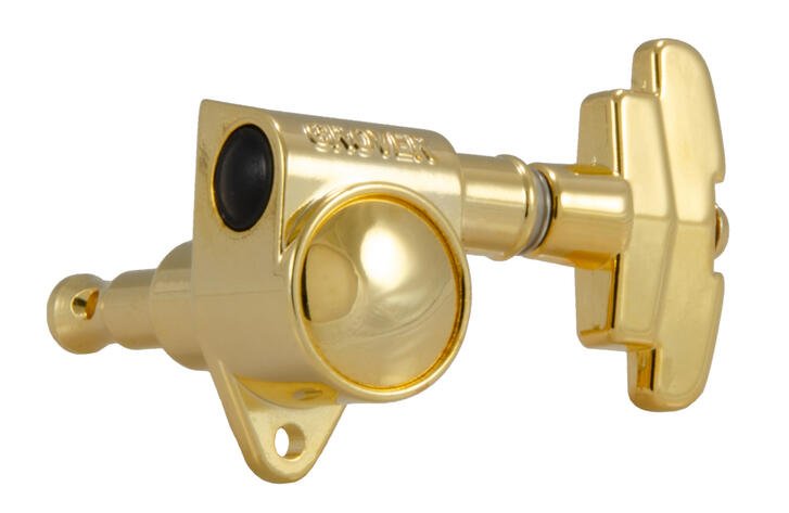 109G Super Rotomatics with 3-Step Button - Guitar Machine Heads, 3 + 3 - Gold
