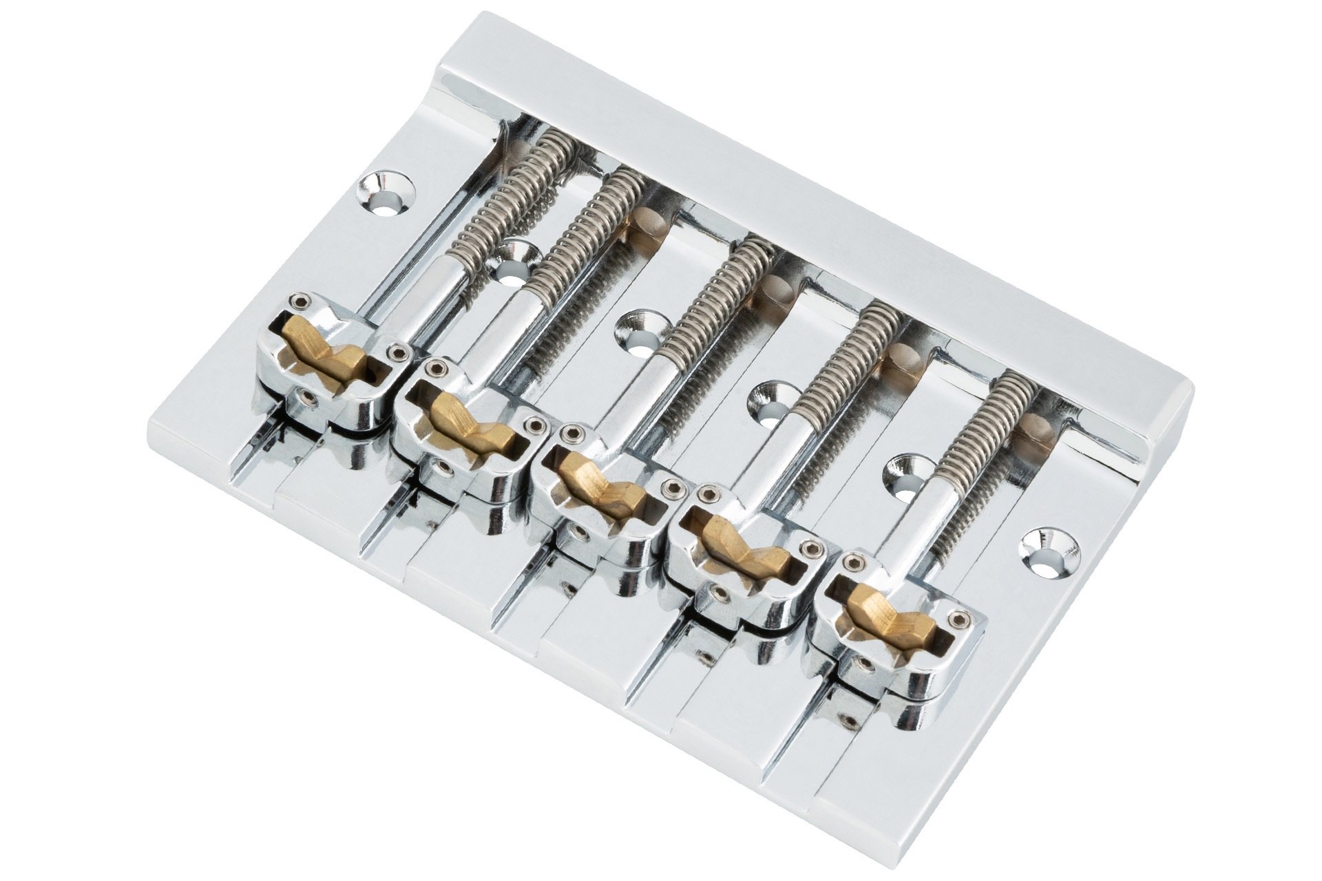 HIPSHOT 5 String KickAss Bass Bridge - Mounting Style I - Chrome