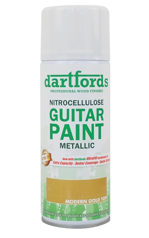Nitrocellulose Metallic Gold Top - 400ml Aerosol