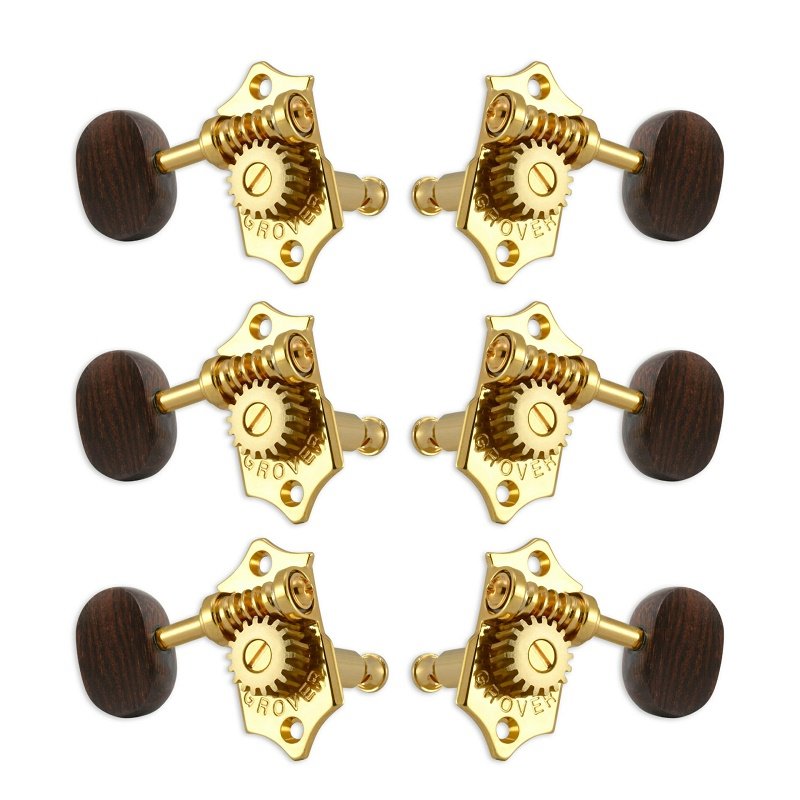 V97-18GAR Sta-Tite Machine Head Rosewood Button - Gold