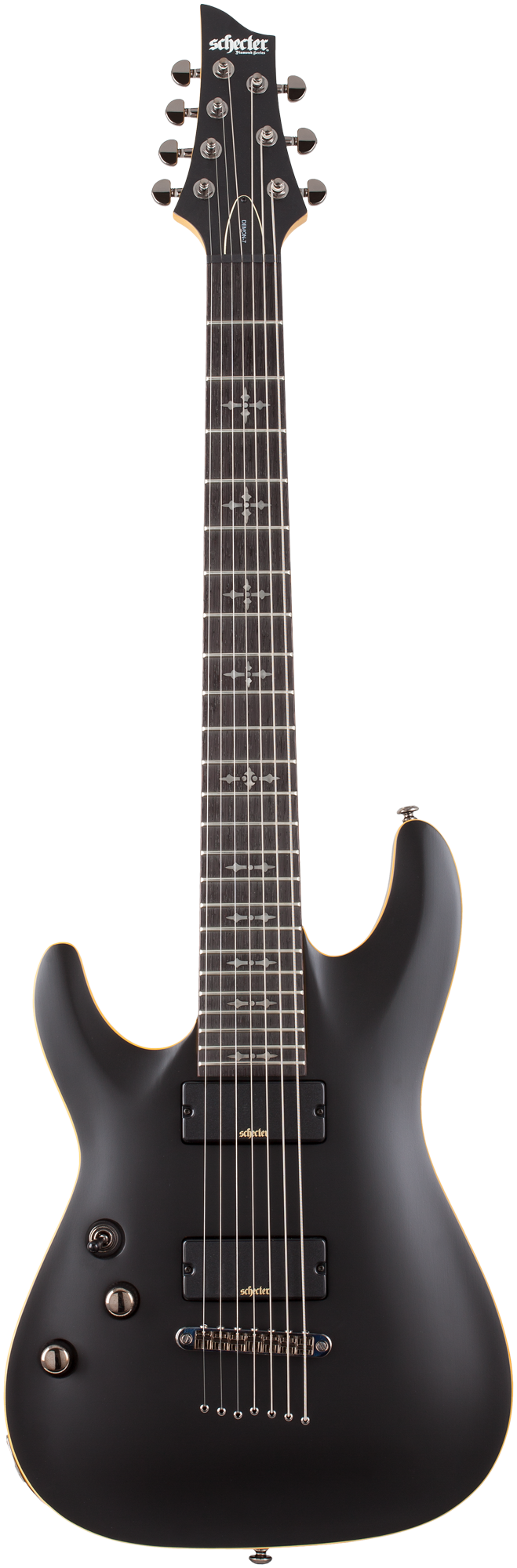 Demon 7 Lefty Satin Black Linkshänder E-Gitarre