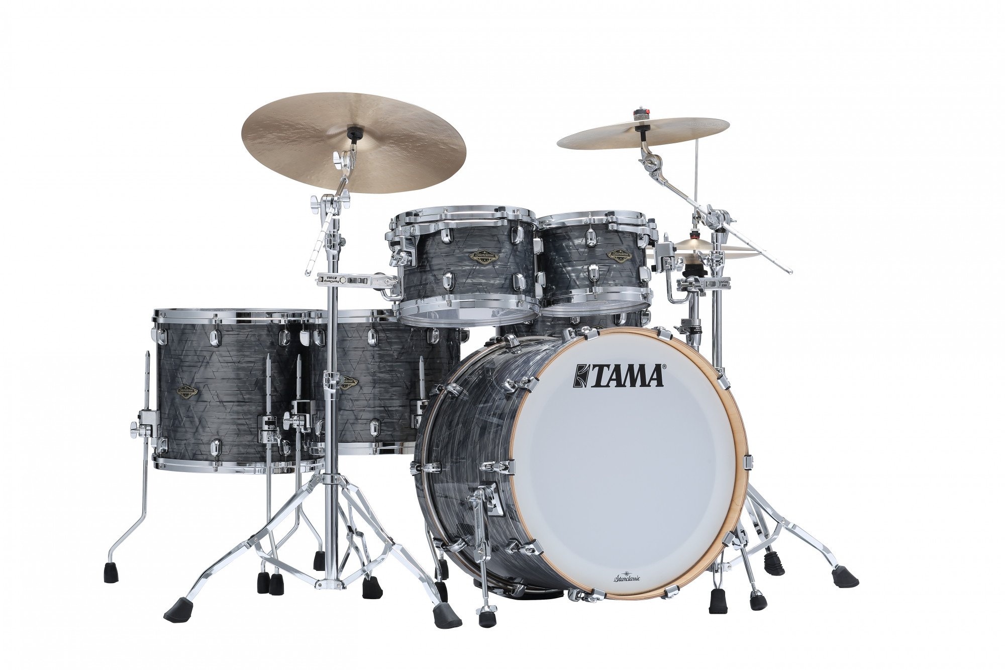 Starclassic Walnut/Birch Duracover Wrap Shell Kit 5 teilig - Charcoal Onyx