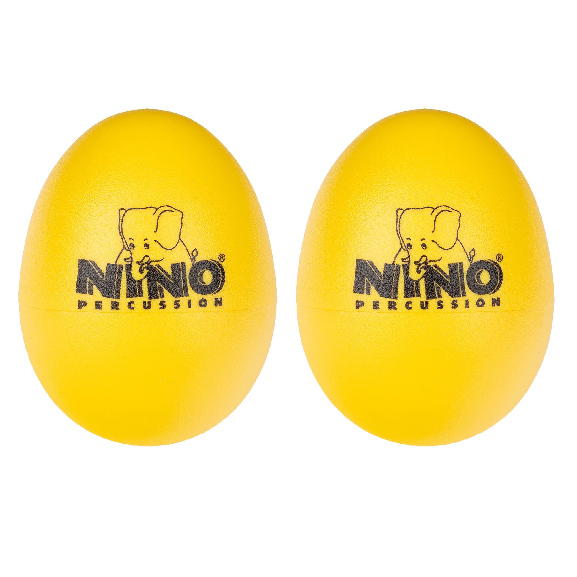 Egg Shaker Paar Yellow