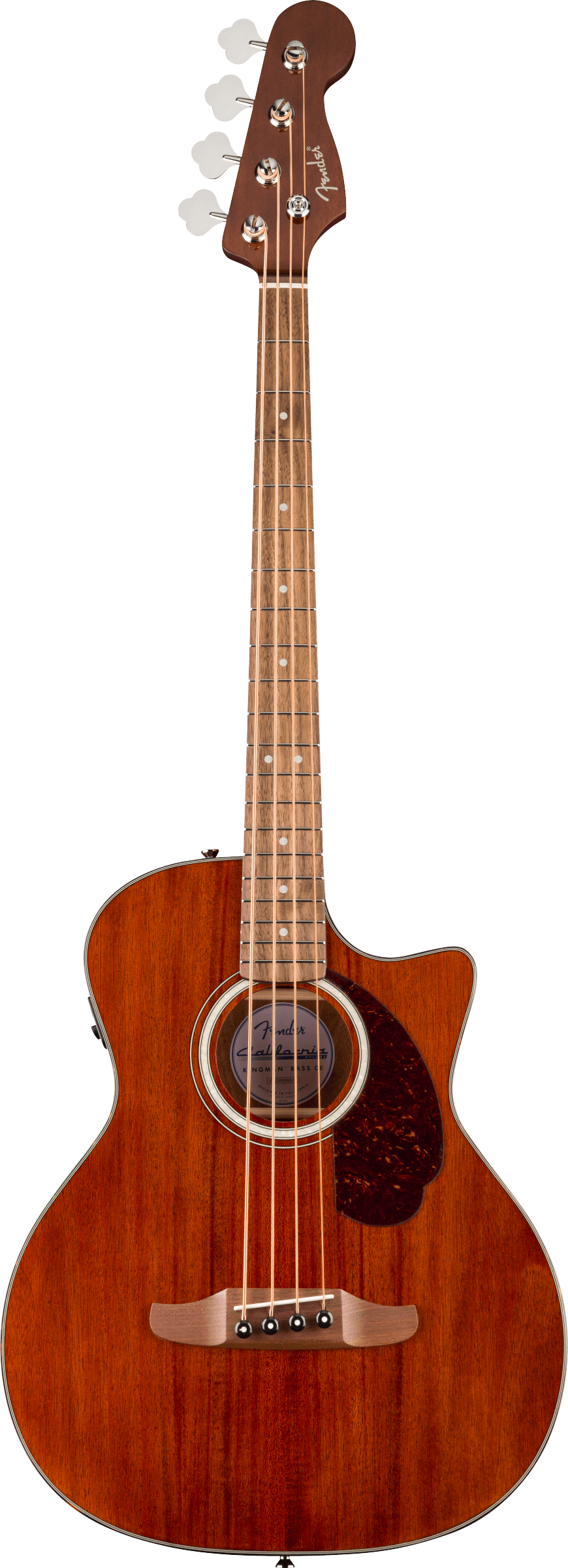 California Deluxe Kingman Bass CE Natural Mahogany