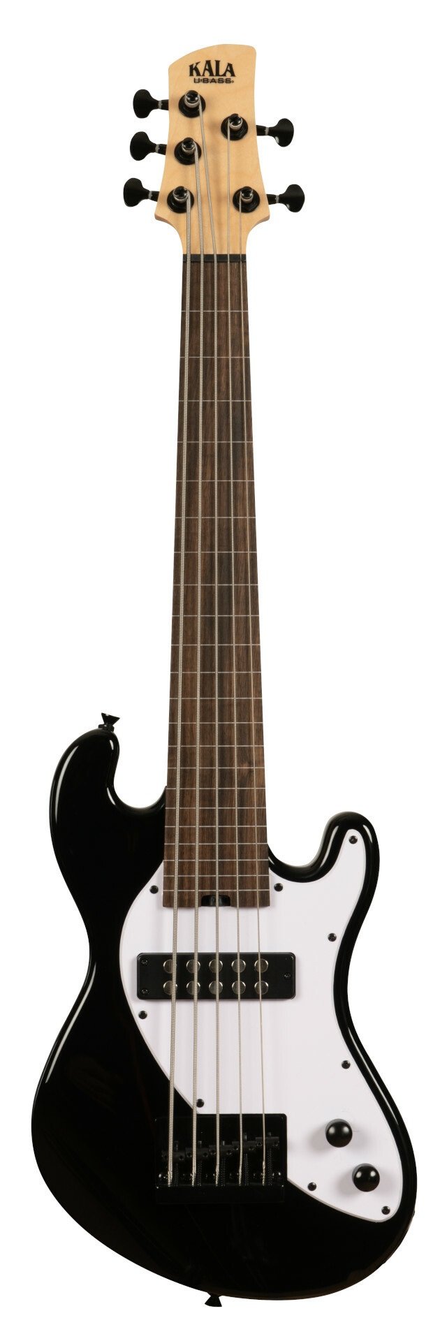 U-Bass Solid Body 5-String, Jet Black, Fretless, with Bag